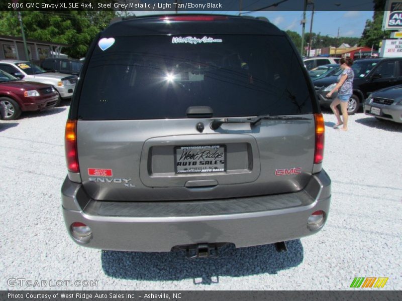 Steel Grey Metallic / Light Tan/Ebony Black 2006 GMC Envoy XL SLE 4x4