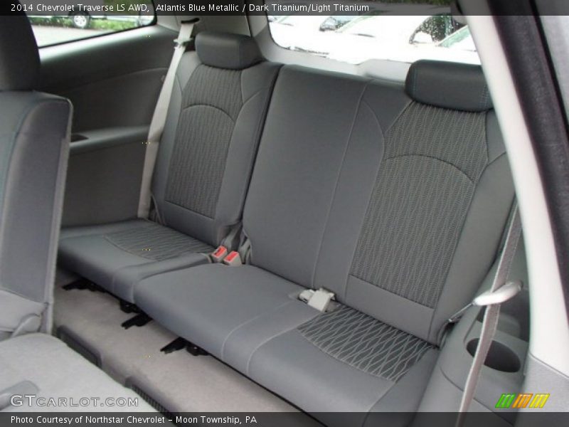 Atlantis Blue Metallic / Dark Titanium/Light Titanium 2014 Chevrolet Traverse LS AWD