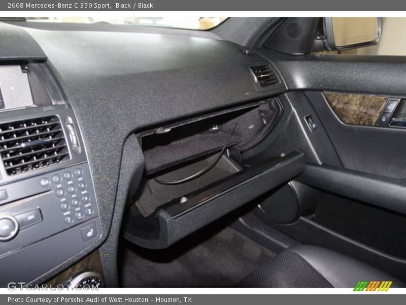 Black / Black 2008 Mercedes-Benz C 350 Sport