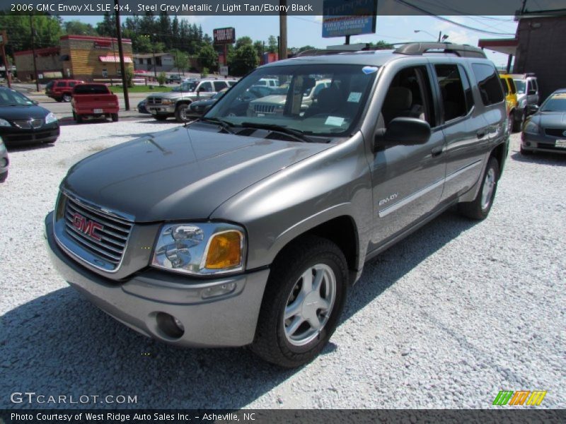 Steel Grey Metallic / Light Tan/Ebony Black 2006 GMC Envoy XL SLE 4x4