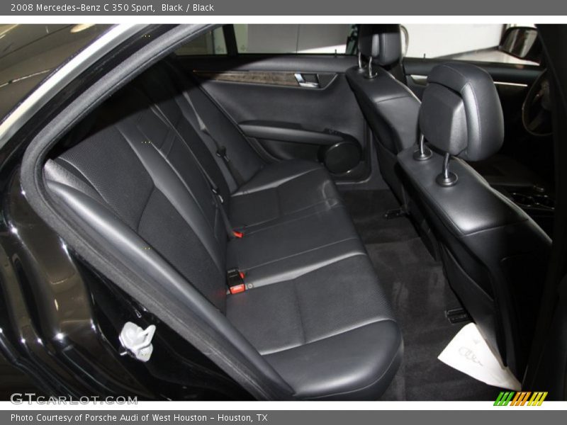 Black / Black 2008 Mercedes-Benz C 350 Sport