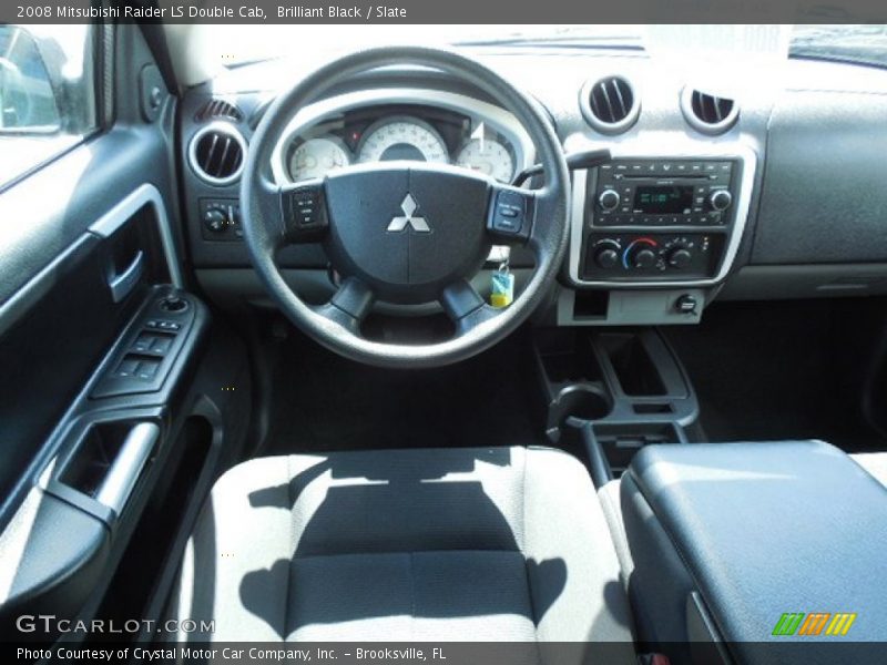 Brilliant Black / Slate 2008 Mitsubishi Raider LS Double Cab