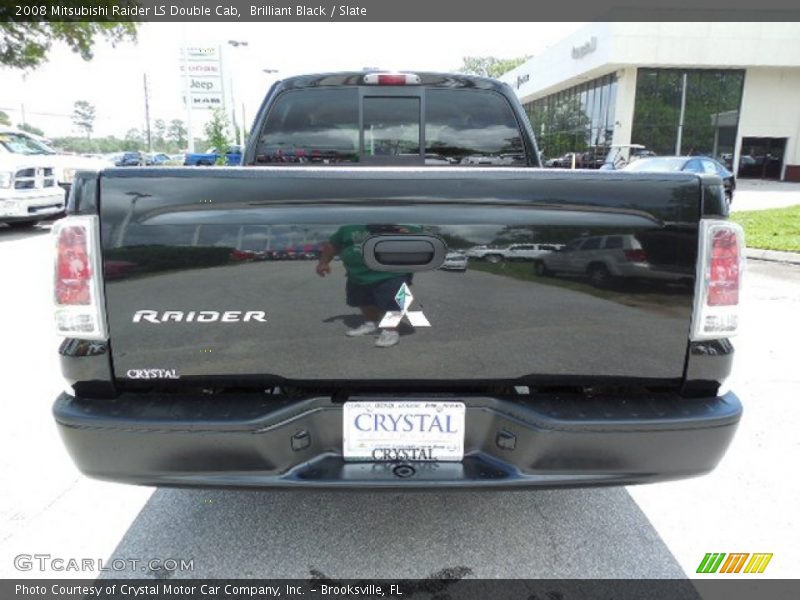 Brilliant Black / Slate 2008 Mitsubishi Raider LS Double Cab