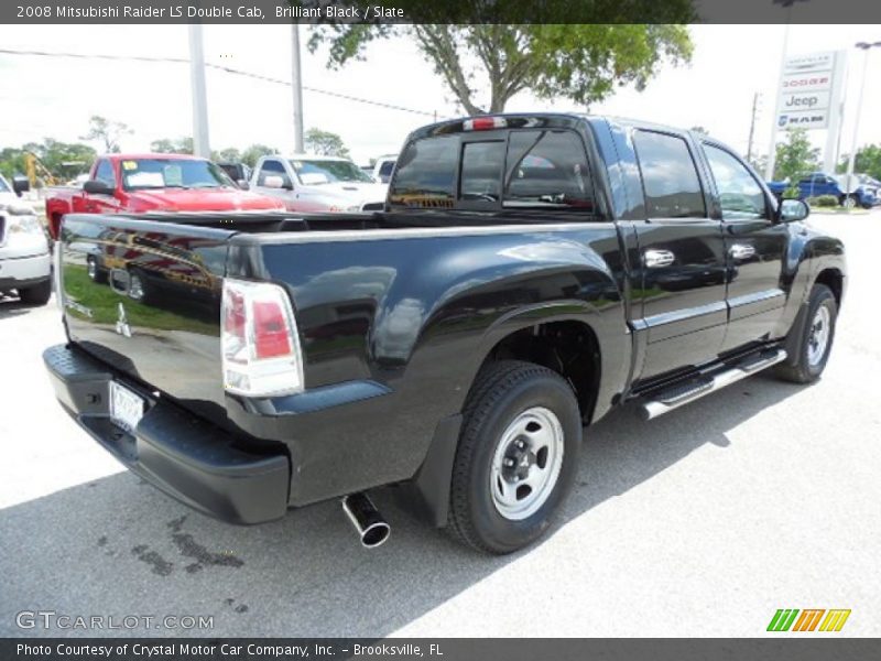 Brilliant Black / Slate 2008 Mitsubishi Raider LS Double Cab