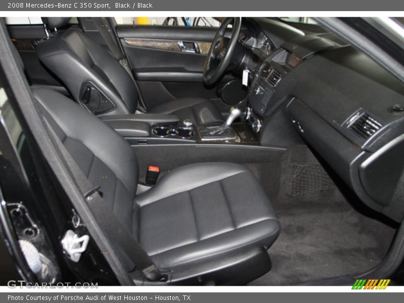 Black / Black 2008 Mercedes-Benz C 350 Sport