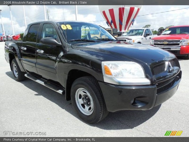 Brilliant Black / Slate 2008 Mitsubishi Raider LS Double Cab