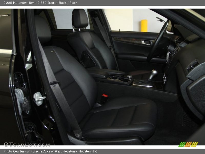 Black / Black 2008 Mercedes-Benz C 350 Sport