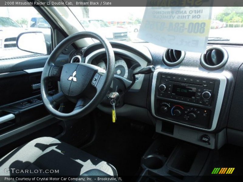Brilliant Black / Slate 2008 Mitsubishi Raider LS Double Cab