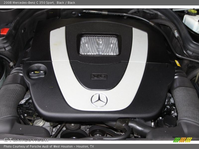 Black / Black 2008 Mercedes-Benz C 350 Sport