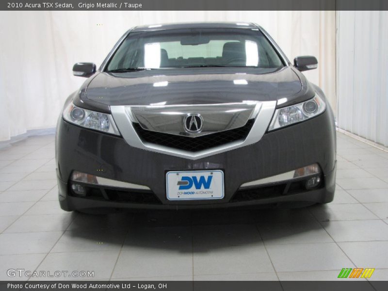 Grigio Metallic / Taupe 2010 Acura TSX Sedan