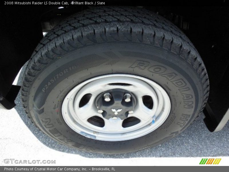 Brilliant Black / Slate 2008 Mitsubishi Raider LS Double Cab