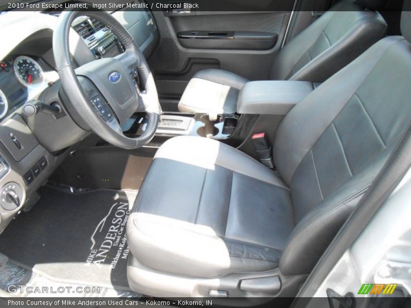 Ingot Silver Metallic / Charcoal Black 2010 Ford Escape Limited