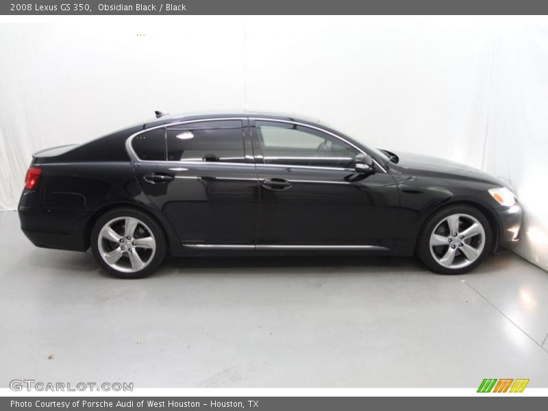 Obsidian Black / Black 2008 Lexus GS 350