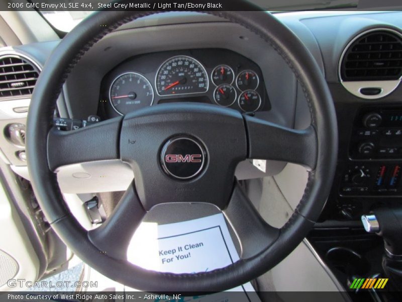 Steel Grey Metallic / Light Tan/Ebony Black 2006 GMC Envoy XL SLE 4x4