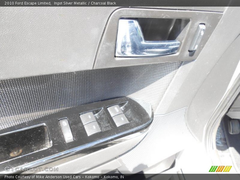 Ingot Silver Metallic / Charcoal Black 2010 Ford Escape Limited