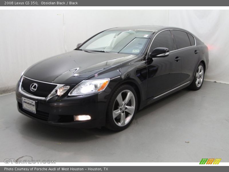 Obsidian Black / Black 2008 Lexus GS 350