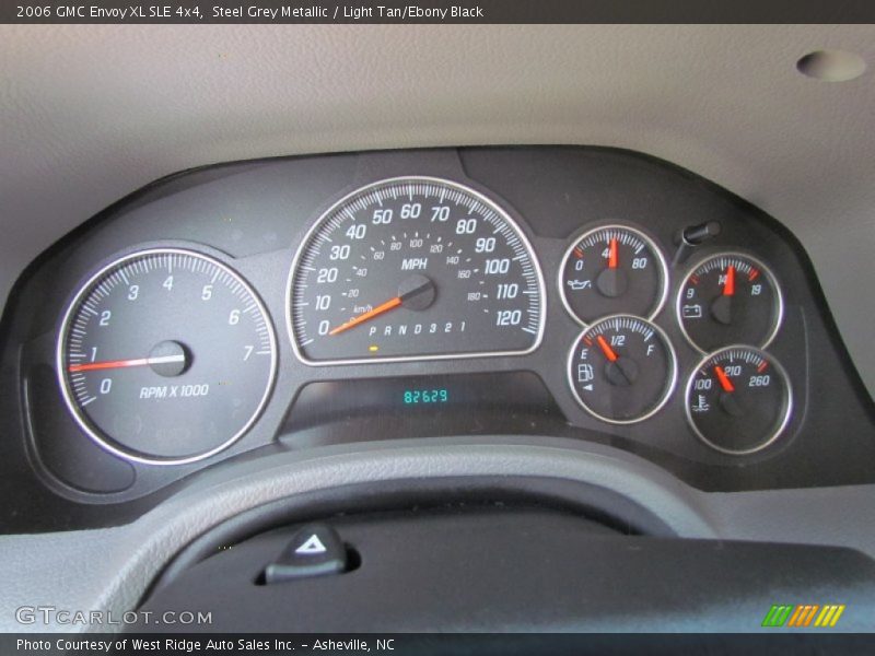 Steel Grey Metallic / Light Tan/Ebony Black 2006 GMC Envoy XL SLE 4x4