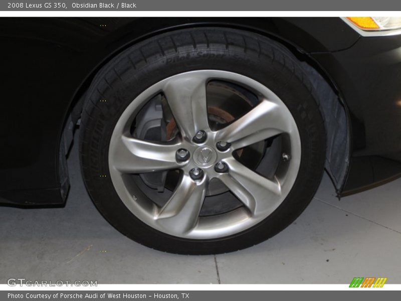 Obsidian Black / Black 2008 Lexus GS 350