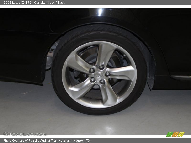 Obsidian Black / Black 2008 Lexus GS 350