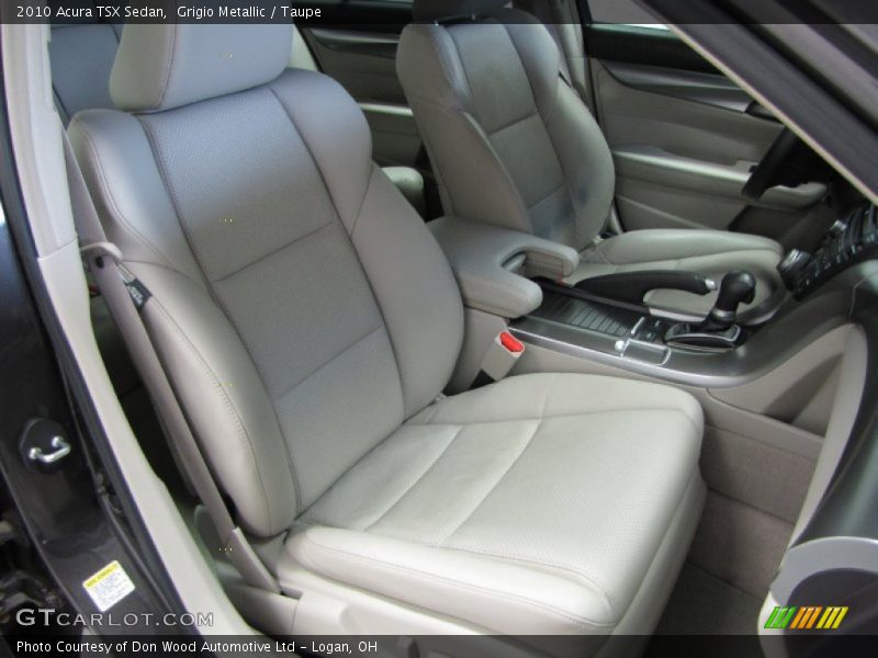 Grigio Metallic / Taupe 2010 Acura TSX Sedan