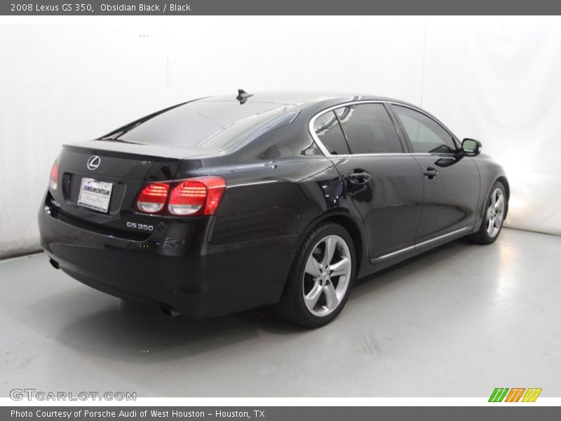 Obsidian Black / Black 2008 Lexus GS 350