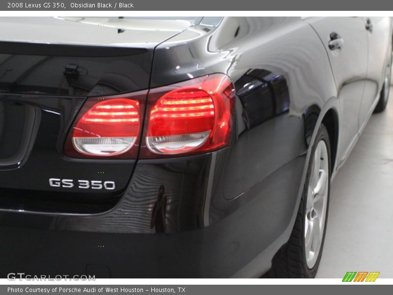 Obsidian Black / Black 2008 Lexus GS 350