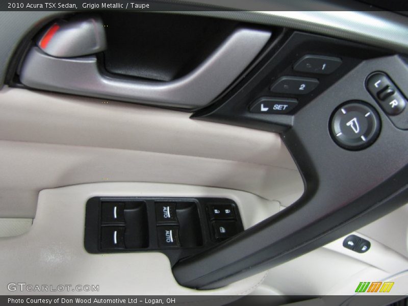 Grigio Metallic / Taupe 2010 Acura TSX Sedan