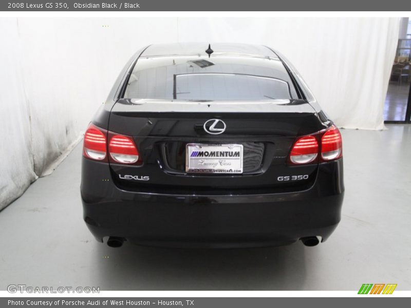 Obsidian Black / Black 2008 Lexus GS 350