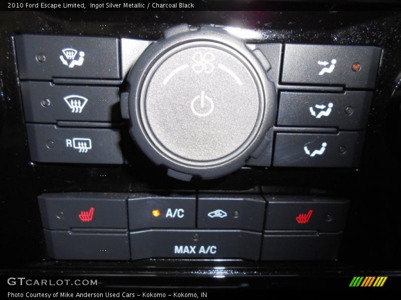 Ingot Silver Metallic / Charcoal Black 2010 Ford Escape Limited