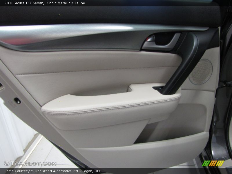 Grigio Metallic / Taupe 2010 Acura TSX Sedan
