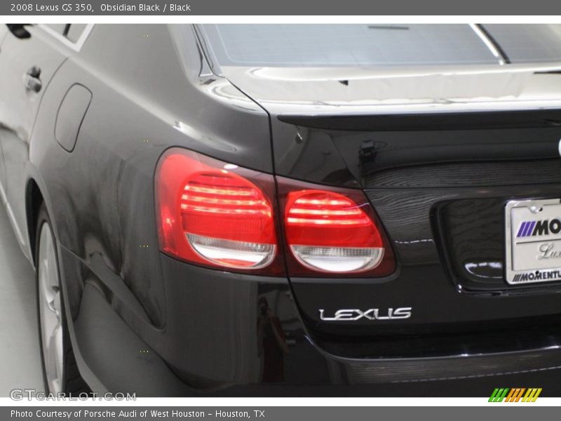 Obsidian Black / Black 2008 Lexus GS 350