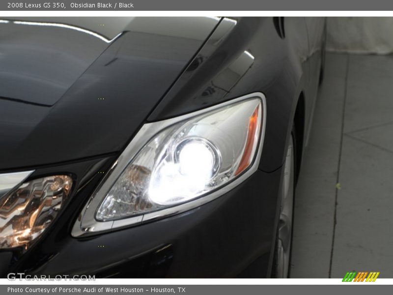 Obsidian Black / Black 2008 Lexus GS 350