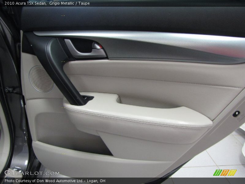 Grigio Metallic / Taupe 2010 Acura TSX Sedan
