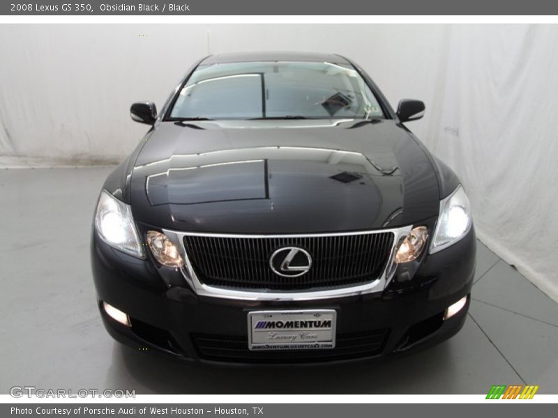 Obsidian Black / Black 2008 Lexus GS 350