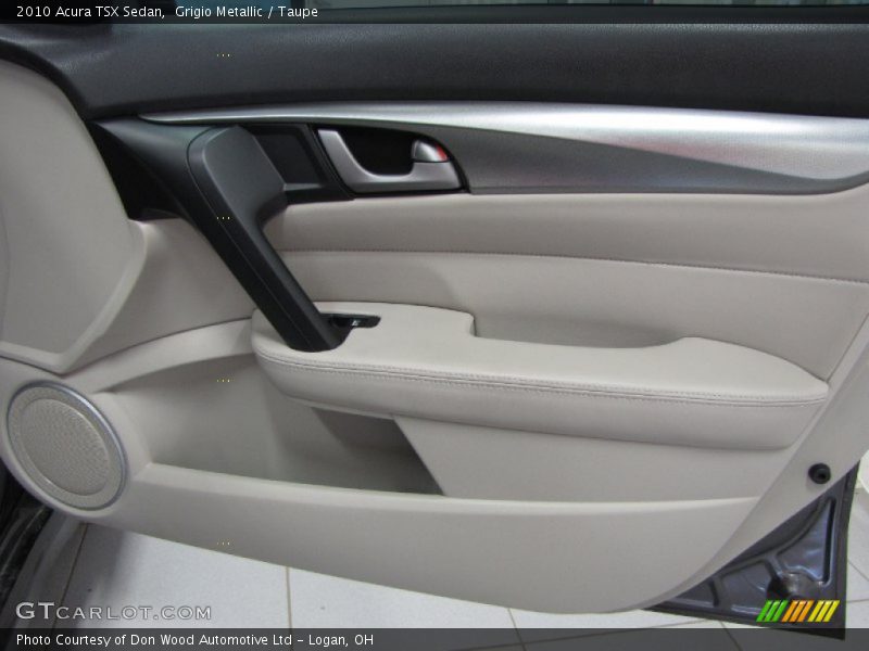 Grigio Metallic / Taupe 2010 Acura TSX Sedan