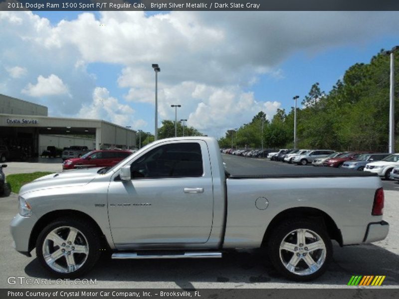 Bright Silver Metallic / Dark Slate Gray 2011 Dodge Ram 1500 Sport R/T Regular Cab
