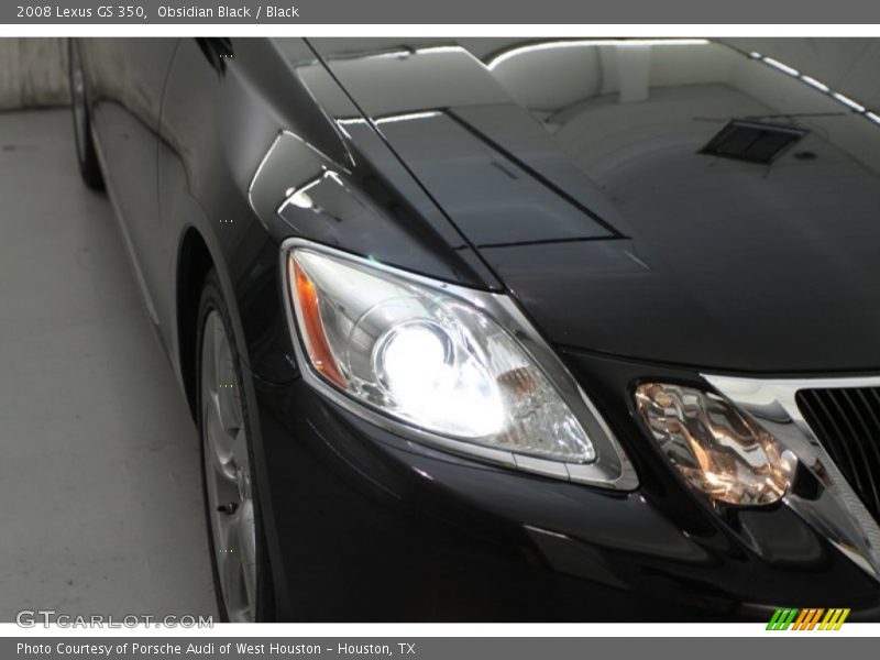 Obsidian Black / Black 2008 Lexus GS 350