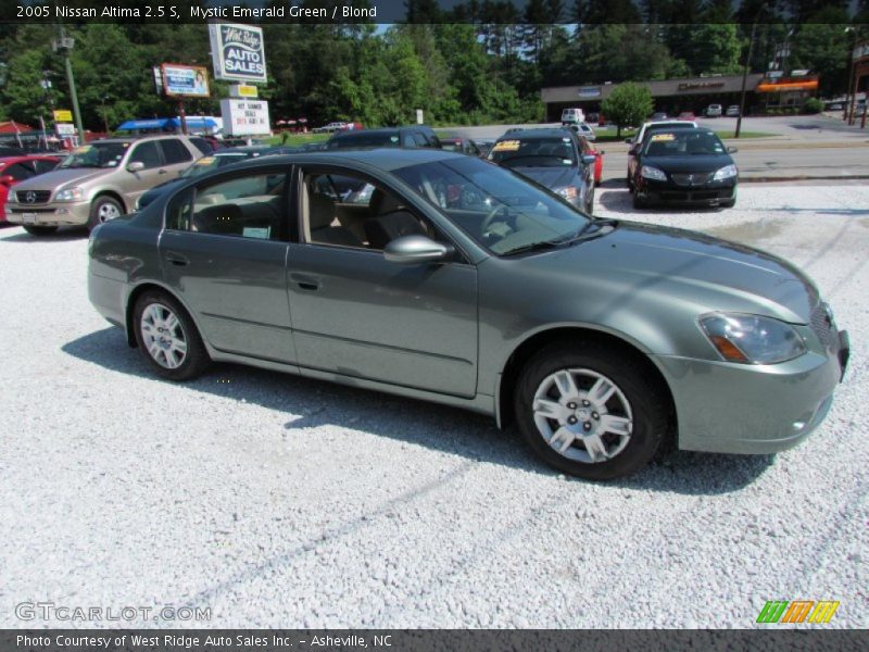 Mystic Emerald Green / Blond 2005 Nissan Altima 2.5 S