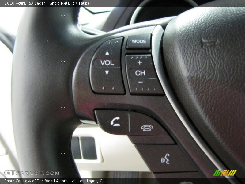 Grigio Metallic / Taupe 2010 Acura TSX Sedan