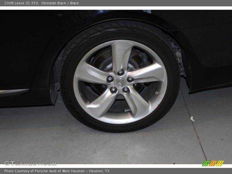 Obsidian Black / Black 2008 Lexus GS 350