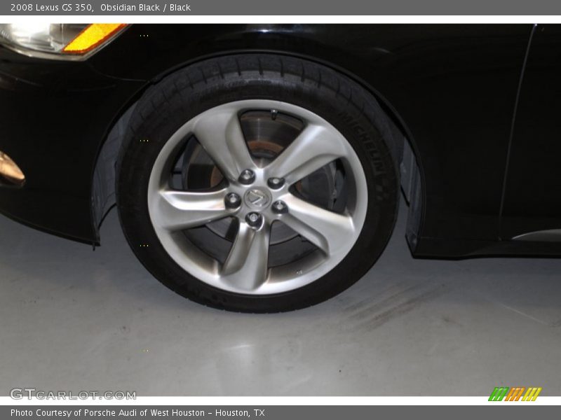 Obsidian Black / Black 2008 Lexus GS 350