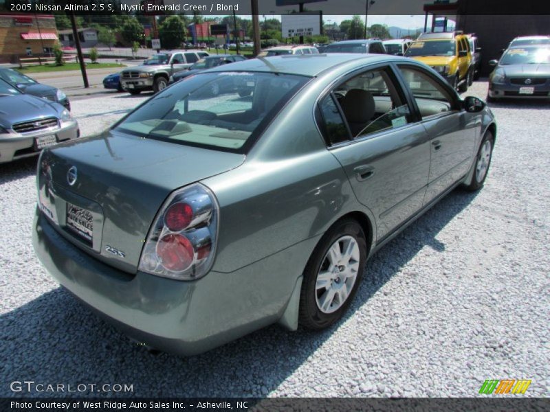 Mystic Emerald Green / Blond 2005 Nissan Altima 2.5 S