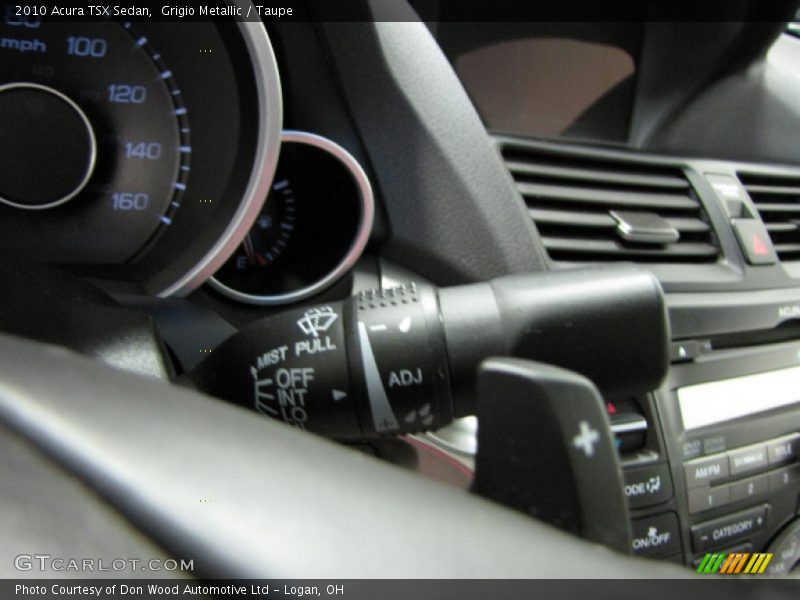 Grigio Metallic / Taupe 2010 Acura TSX Sedan