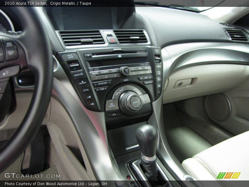 Grigio Metallic / Taupe 2010 Acura TSX Sedan