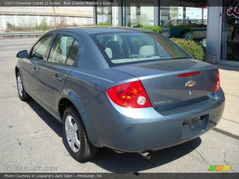 Blue Granite Metallic / Gray 2007 Chevrolet Cobalt LS Sedan