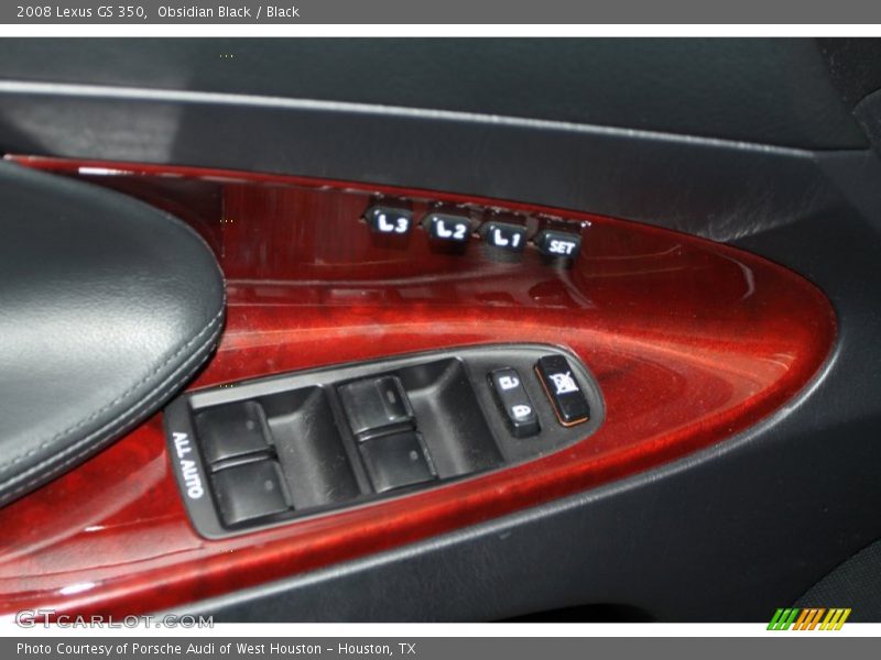 Obsidian Black / Black 2008 Lexus GS 350