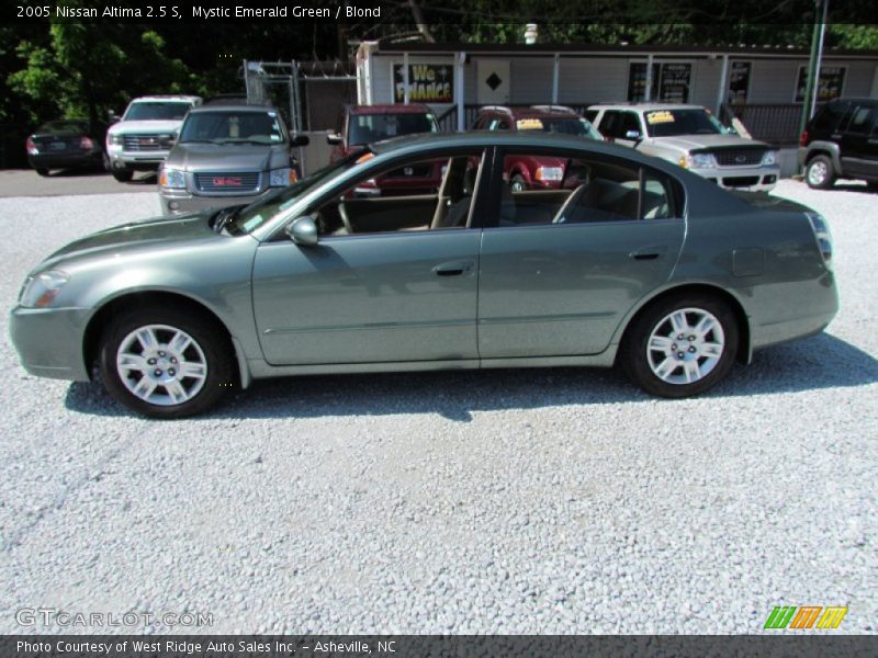 Mystic Emerald Green / Blond 2005 Nissan Altima 2.5 S