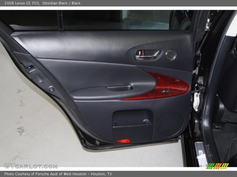 Obsidian Black / Black 2008 Lexus GS 350