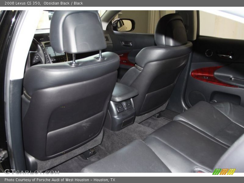 Obsidian Black / Black 2008 Lexus GS 350