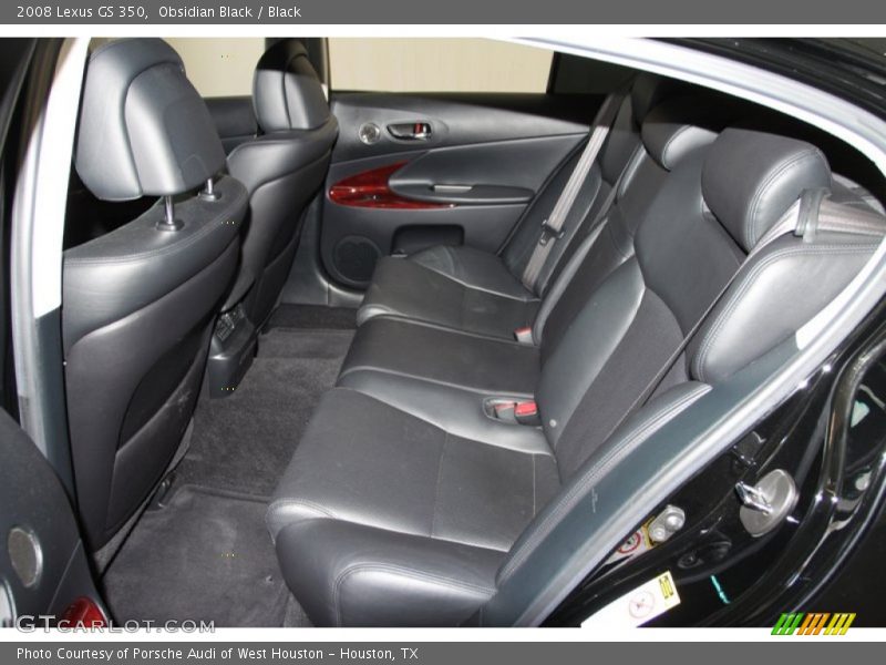 Obsidian Black / Black 2008 Lexus GS 350